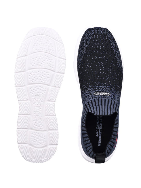 CAMP-SPINDA Grey Women's Slip-ons